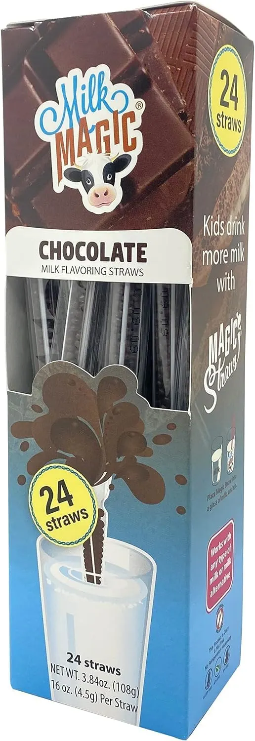 Milk Magic Chocolate Milk Flavoring Straws