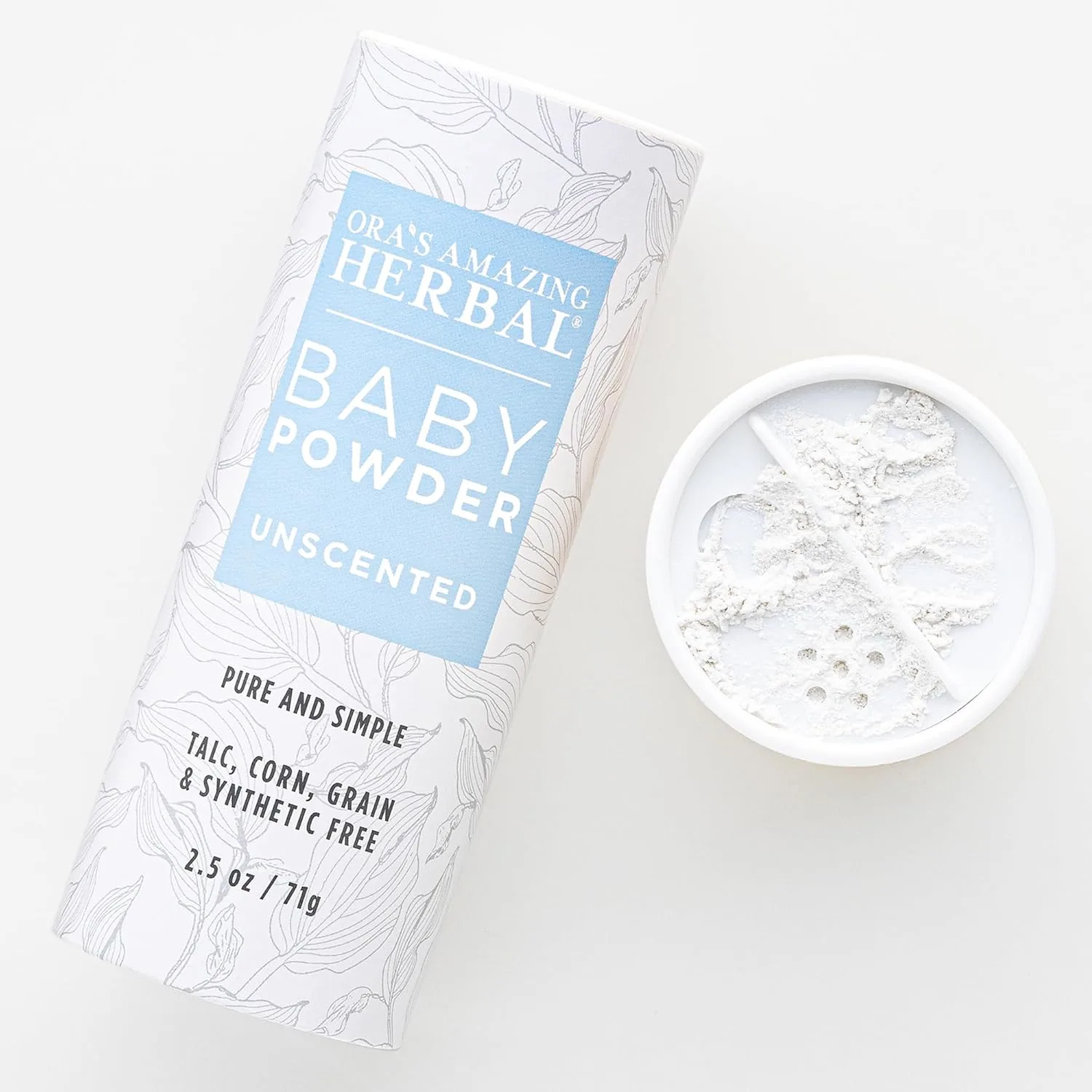 Ora's Amazing Herbal Baby Powder Unscented