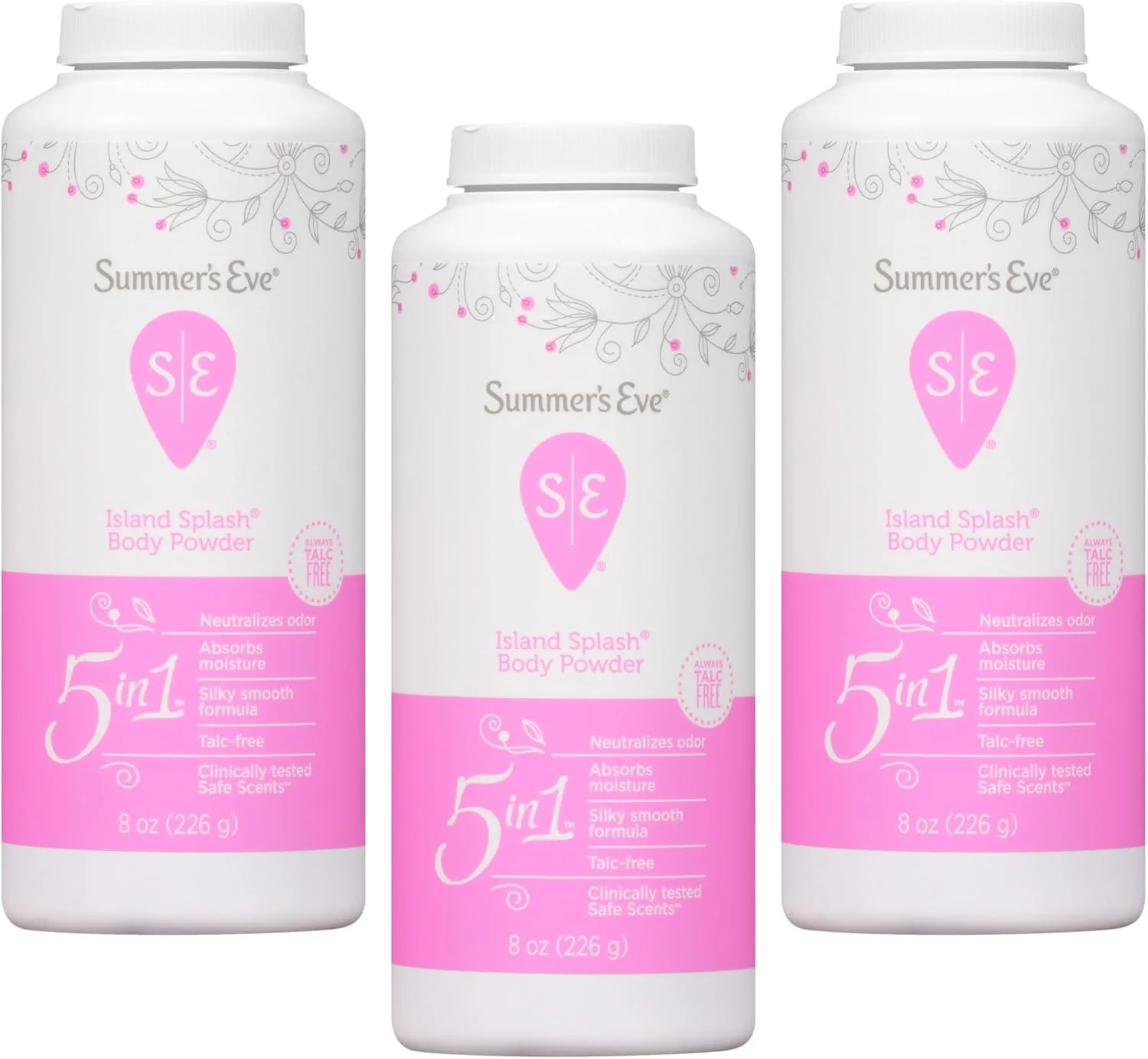 Summer's Eve Island Splash Body Powder