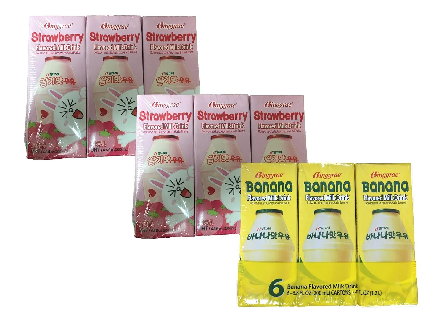 Binggrae Strawberry Flavored Milk Drink