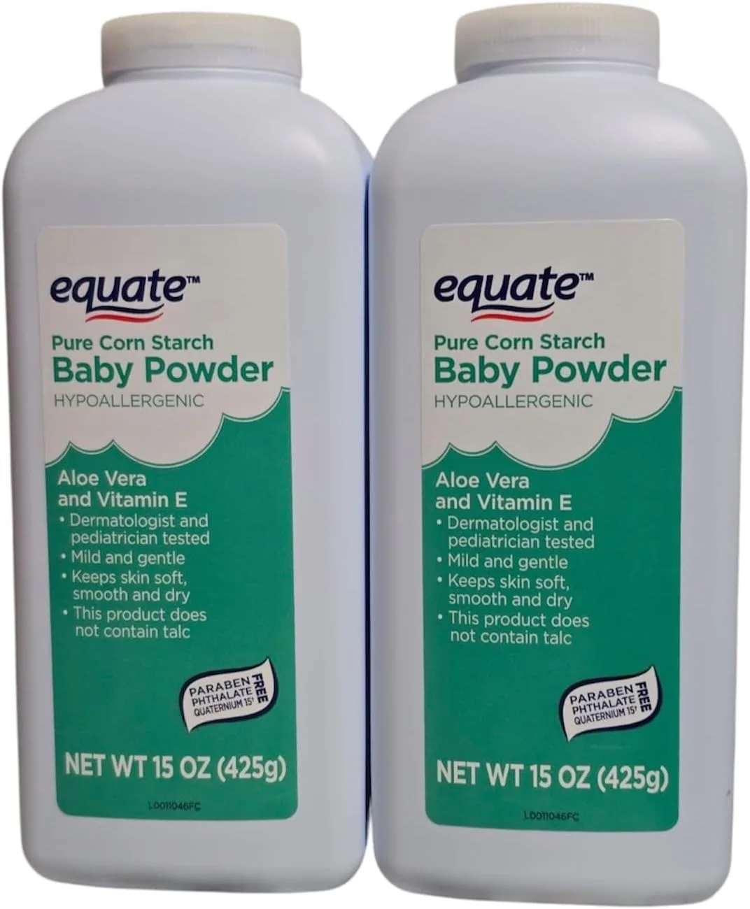 Equate Pure Corn Starch Baby Powder