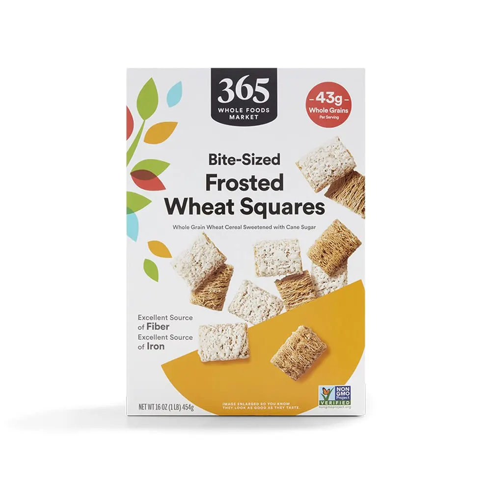 Bite-sized Frosted Wheat Squares