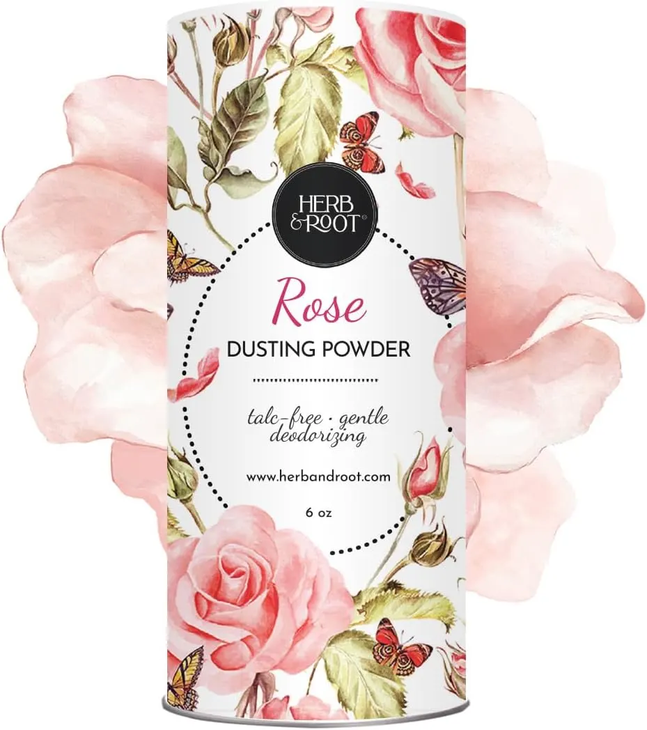 Herb & Root Rose Dusting Powder