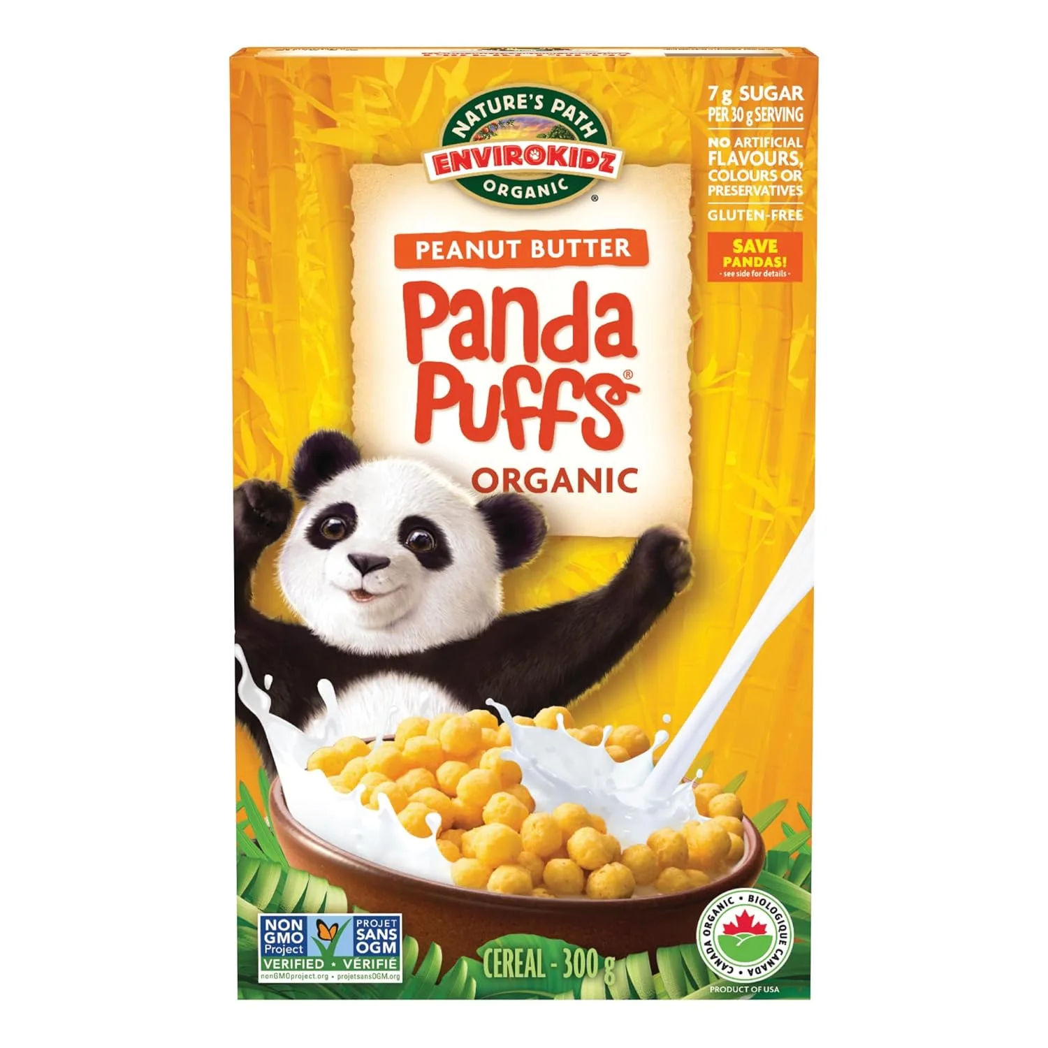 Panda Puffs® Organic Peanut Butter