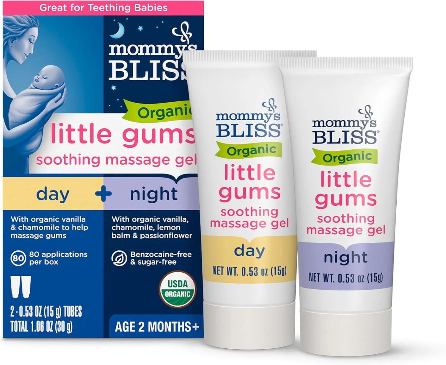 Mommy's Bliss Organic Little Gums Soothing Massage Gel