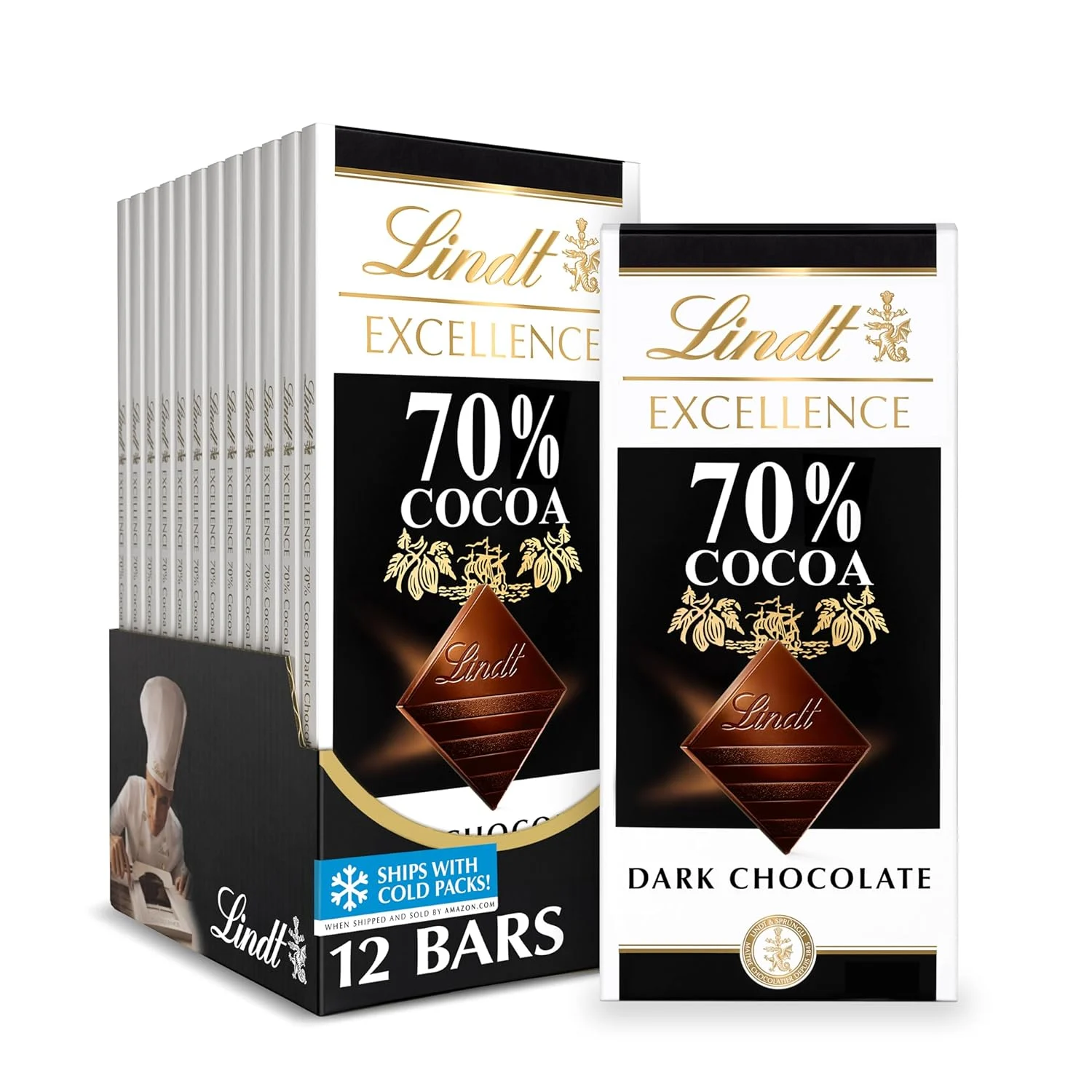 Lindt Excellence 70% Cocoa Dark Chocolate