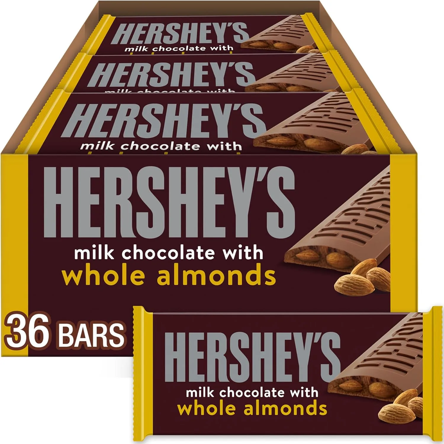 Hershey's Milk Chocolate With Whole Almonds