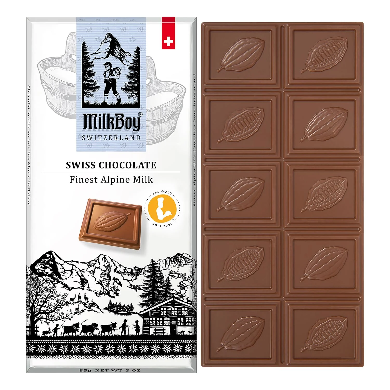 Milkboy Switzerland Swiss Chocolate Finest Alpine Milk