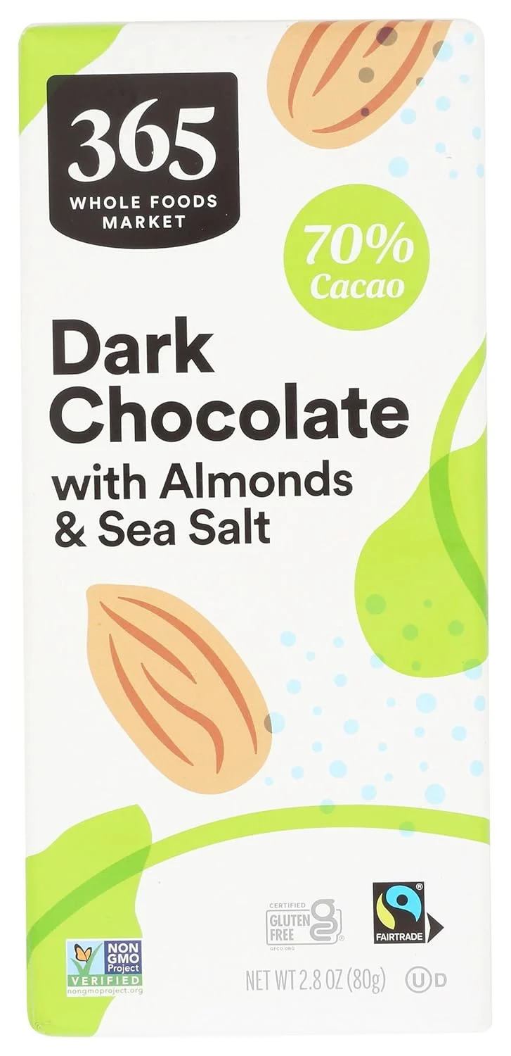 Dark Chocolate With Almonds & Sea Salt