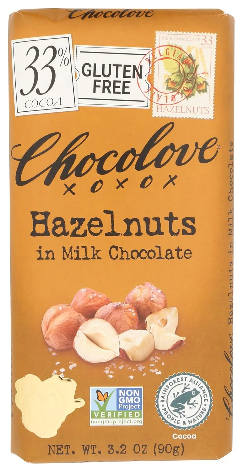 Chocolove Hazelnuts In Milk Chocolate
