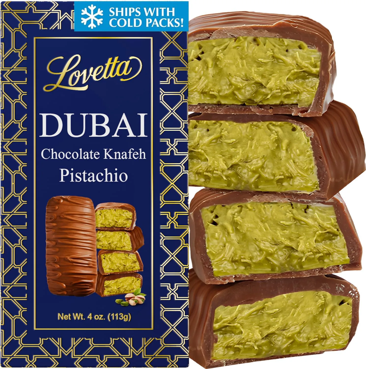 Dubai Chocolate Knafeh Pistachio