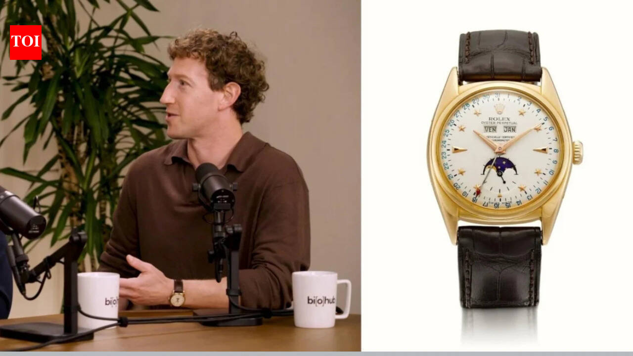 Mark Zuckerberg wears $2M vintage moon watch while talking AI