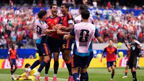 Mikel Merino's late winner sends Spain past Belgium 2-1 into first World Cup semifinal since 2010