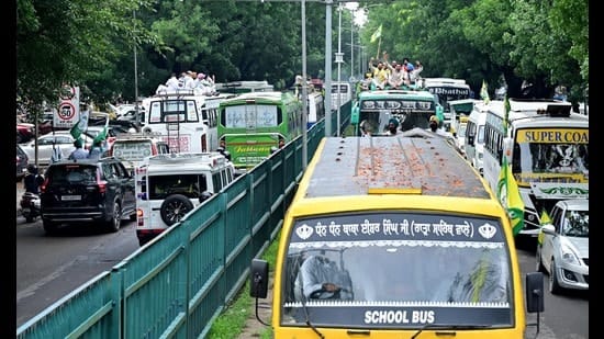 25k farmers bring Chandigarh to grinding halt