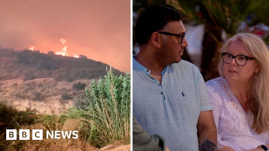 Watch: 'We escaped Spanish wildfire, but our friends lost their lives'