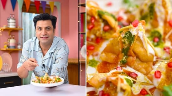 Chef Kunal Kapur shares hot and crispy samosa chaat recipe: See step-by-step preparation