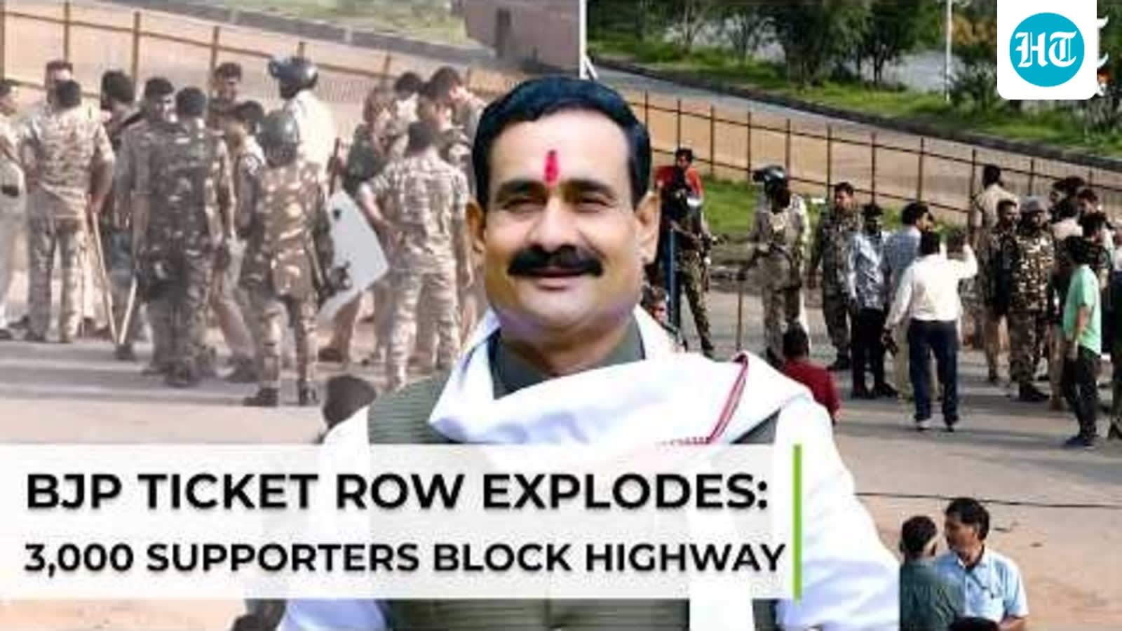 BJP leader betrayed in...? 3,000 protesters Vs police on cam, supporters block NH-44 for 12 hours