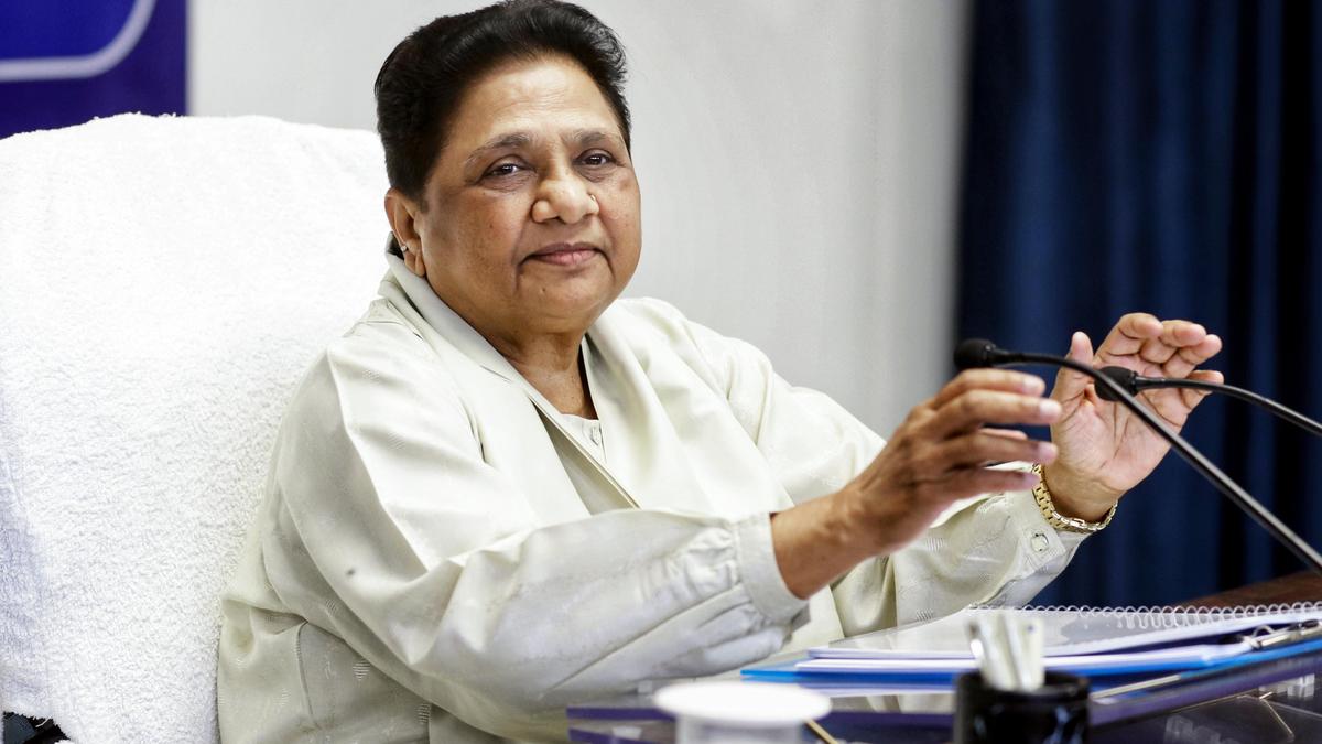 Mayawati alleges Opposition using Dalit organisations to mislead Bahujan society