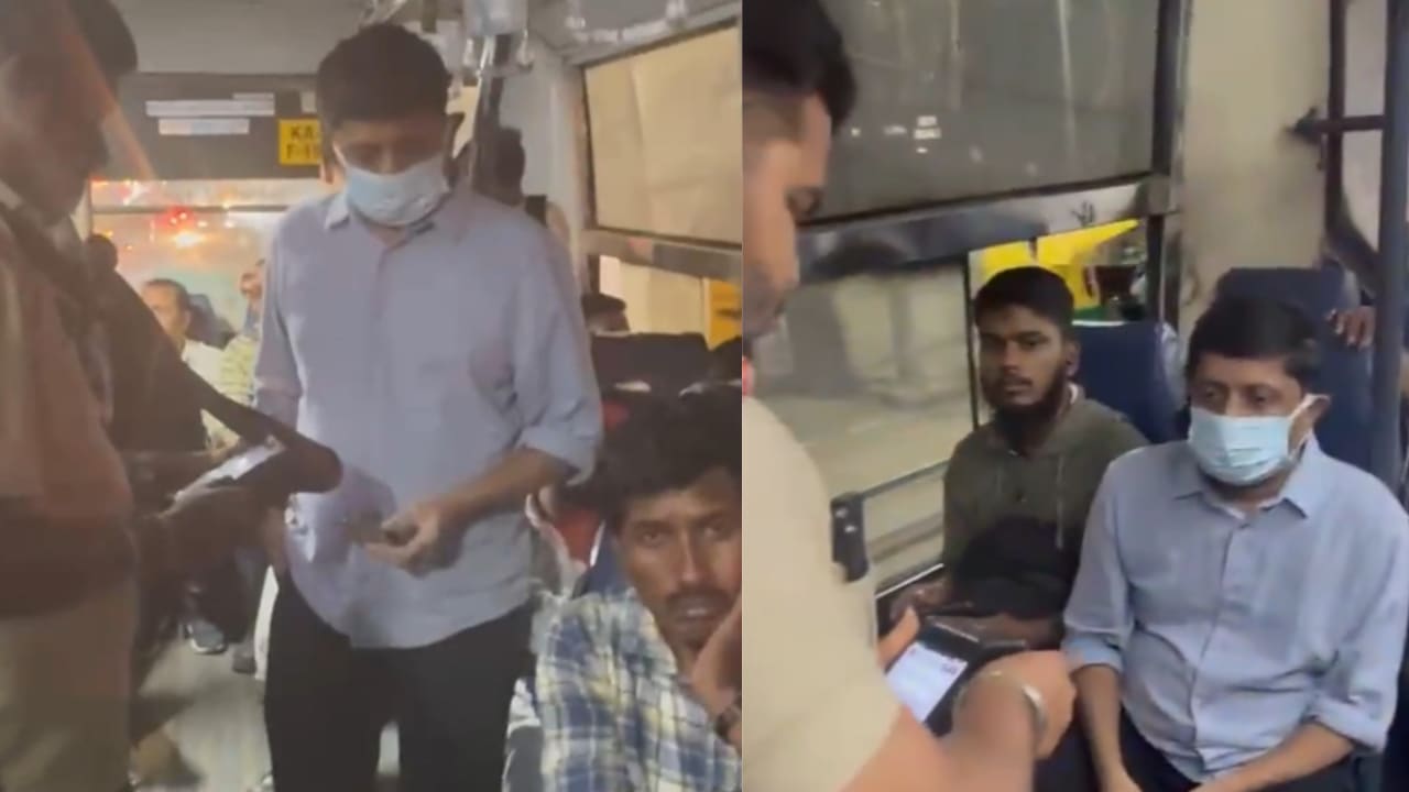 No change: Conductor tells Karnataka transport minister to get off bus