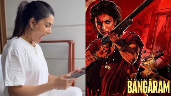 Samantha Ruth Prabhu can't keep calm as Raj Nidimoru tells her Maa Inti Bangaaram grossed  ₹100 crore. Watch her reaction