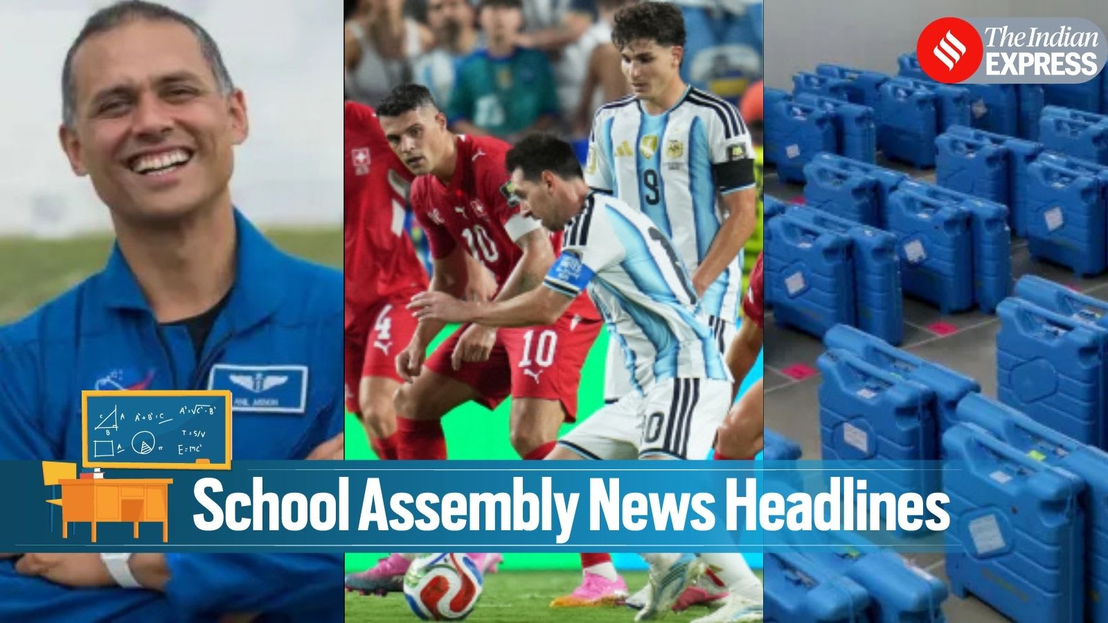 Today News Headlines for School Assembly, July 13, 2026: ECI revises Form-6 for new voters, Indian-origin NASA astronaut Anil Menon heads to ISS