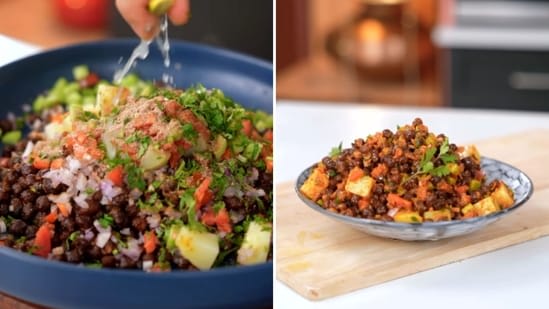 Chef Kunal Kapur shares simple and delicious kala chana chaat recipe: See step-by-step preparation