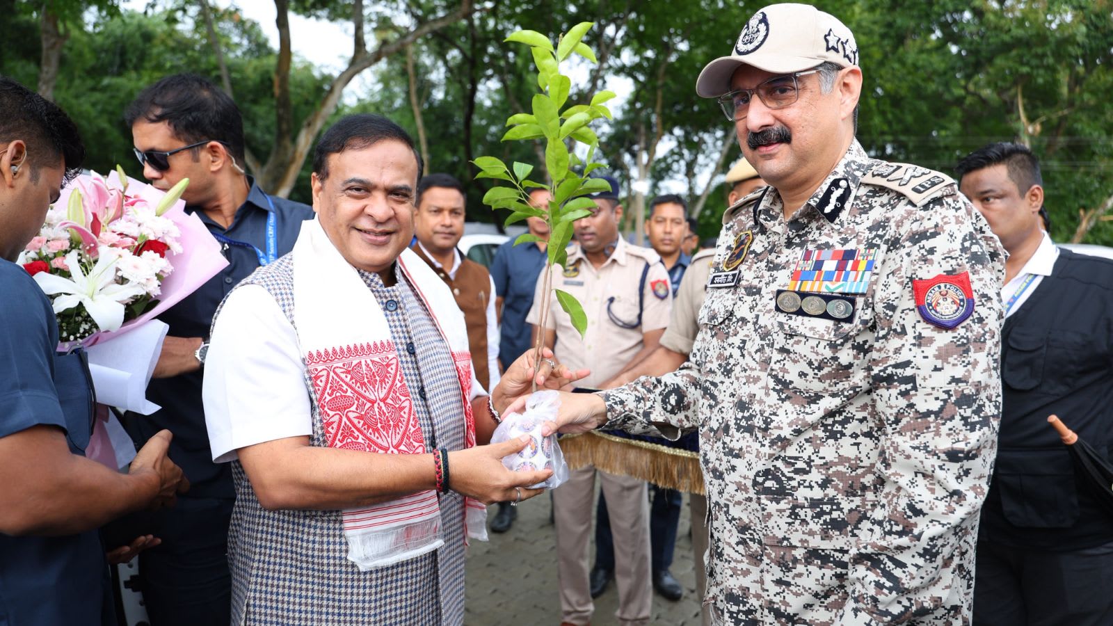Driving road roller over seized narcotics, Himanta Biswa Sarma kicks off massive anti-drug campaign