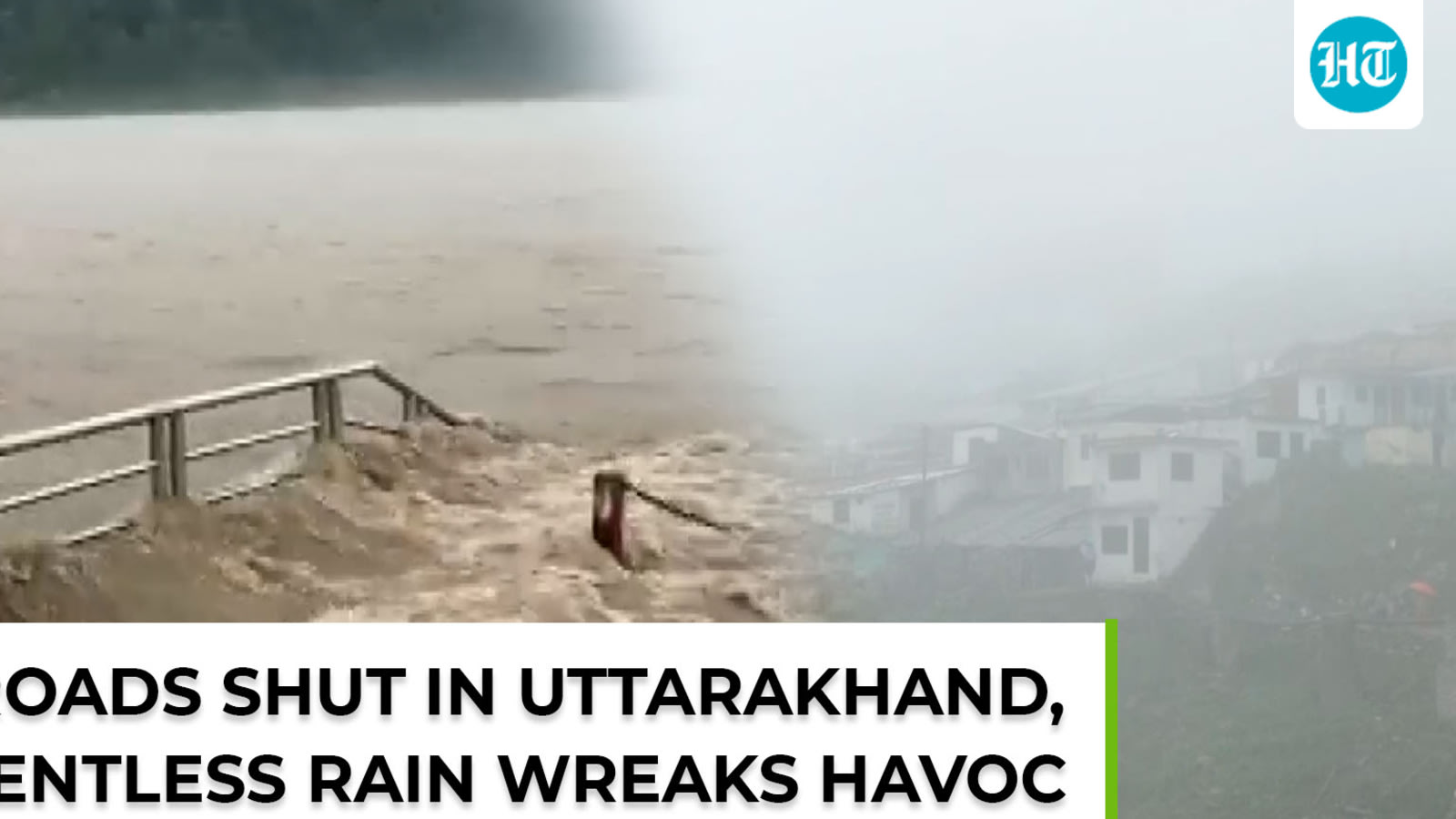 Uttarakhand monsoon disaster: 69 roads shut, retaining wall collapses in Dehradun, houses damaged