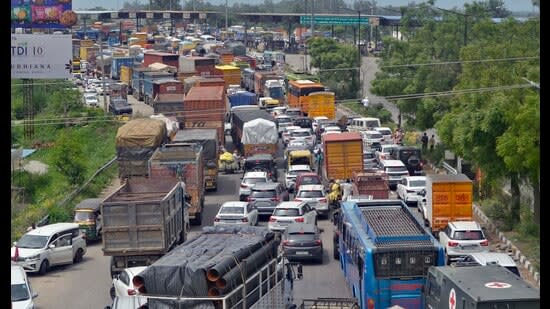 Ludhiana: Traffic hit for over 2 hrs as protesters block NH seeking arrest of influencer