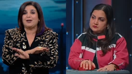 Farah Khan reacts as Madhuri Grover calls her out over 'Shreya's shadow' remark; says Riyaz was ‘mentally harassed’