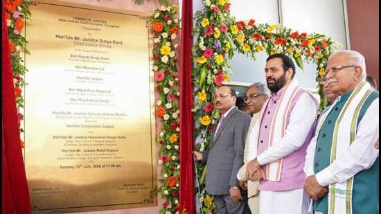 CJI Surya Kant inaugurates Gurugram’s Tower of Justice judicial complex