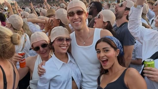Ananya Panday shares a peek into Pitbull's Guinness World Record-breaking show