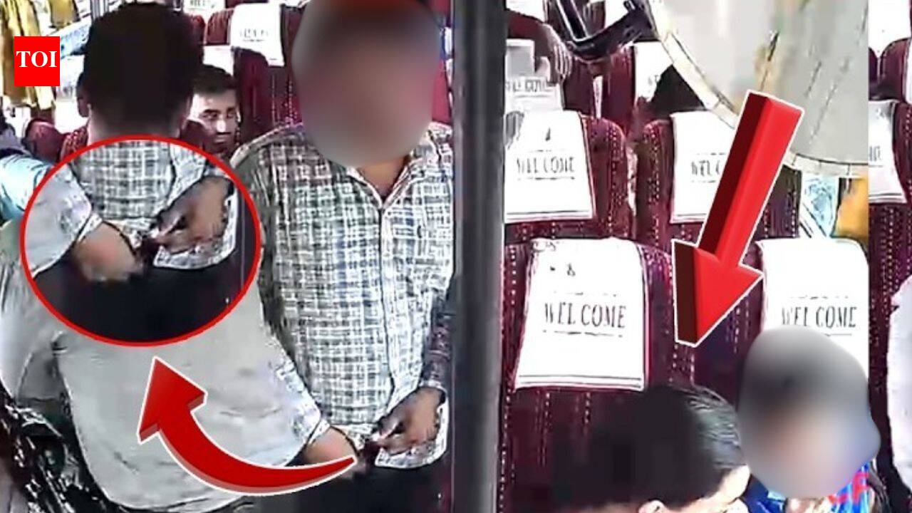 Watch: Woman slaps man sexually harassing her in MP bus