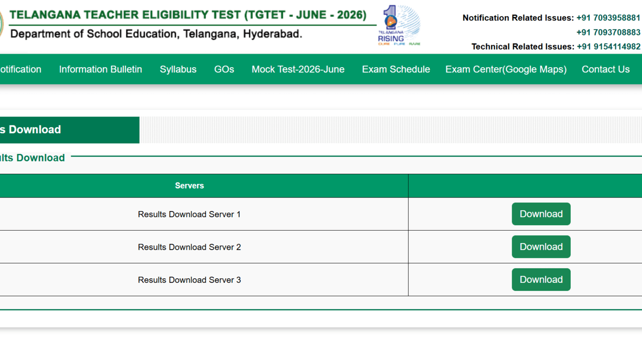 TG TET 2026 result declared: Check direct link to download scorecards