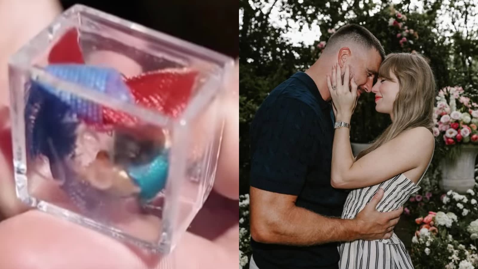 From cigarette butts to ‘Just Married’ cubes: Artist sells Taylor Swift wedding venue trash for Rs 1.2 lakh