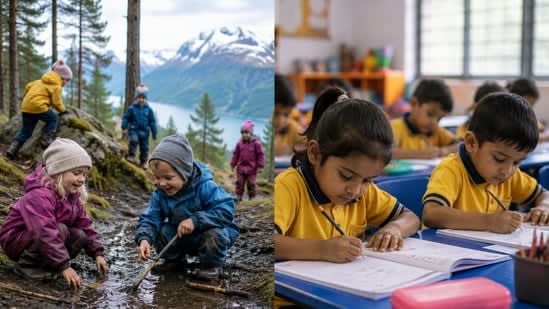 'Living in Norway changed how I think about childhood': Man compares kids in India and Norway