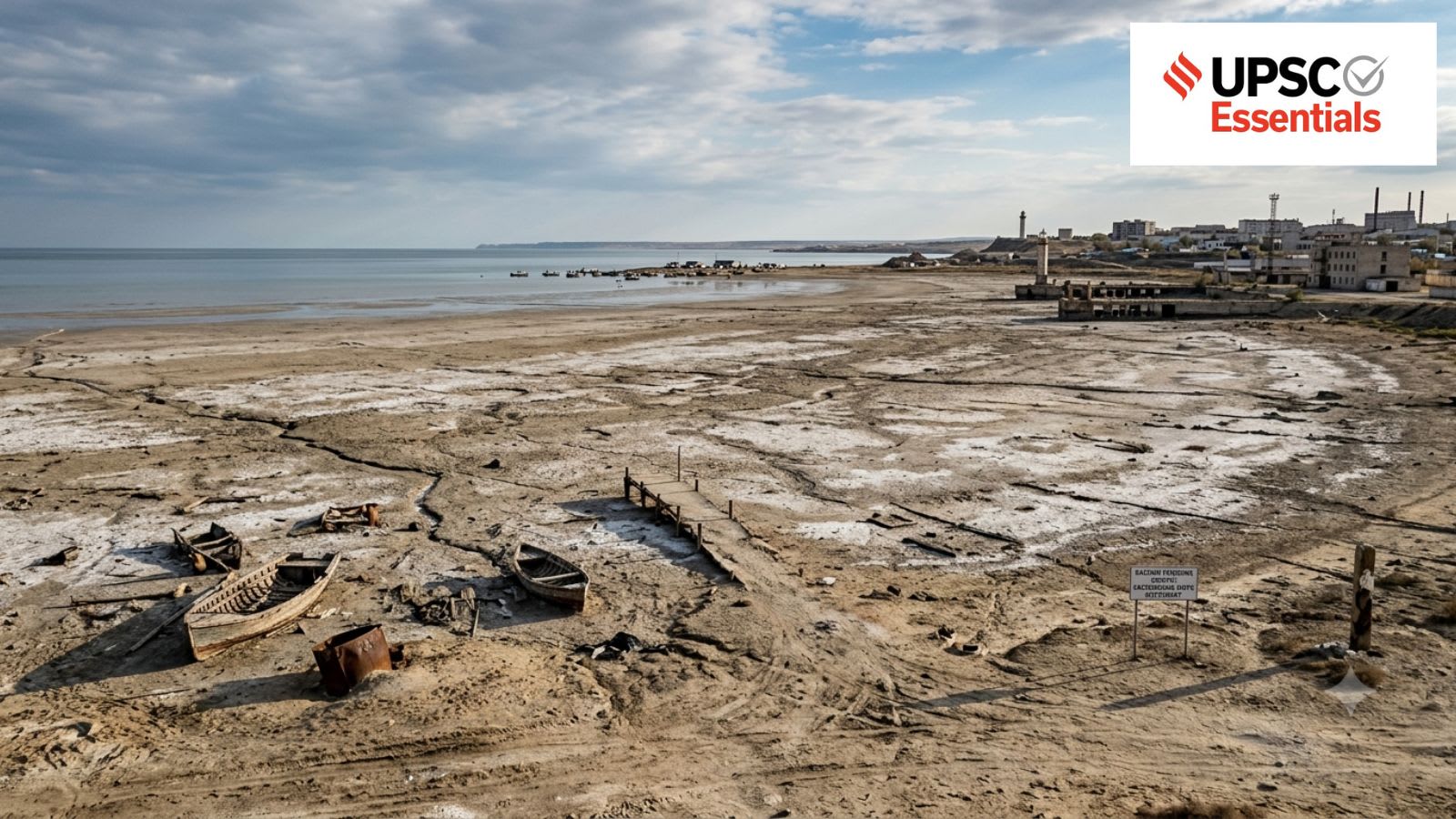 How the shrinking Caspian Sea intensifies ecological stress