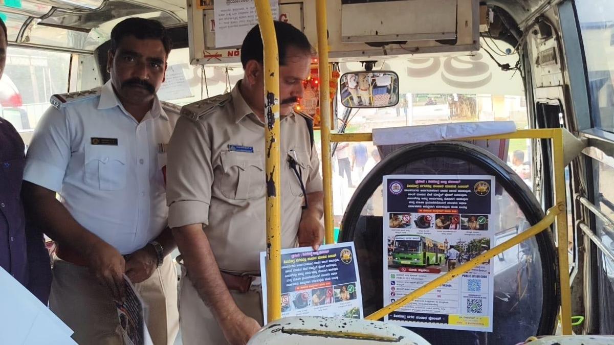 Shivamogga police hold meeting with bus operators, give instructions to ensure safety of passengers