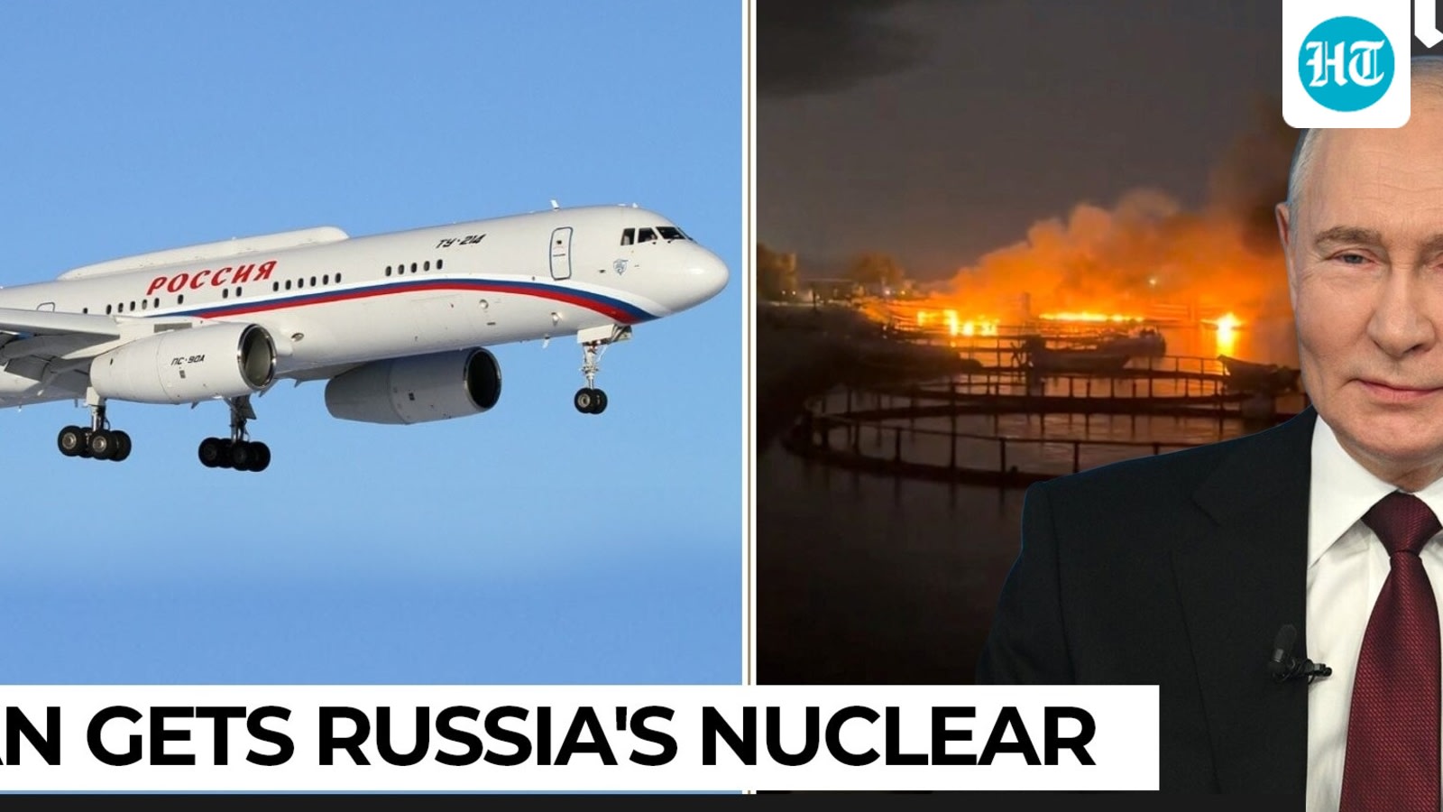 Putin's TU-214PU touches down in Tehran, encrypted war room ready for Russia-Iran war planning?