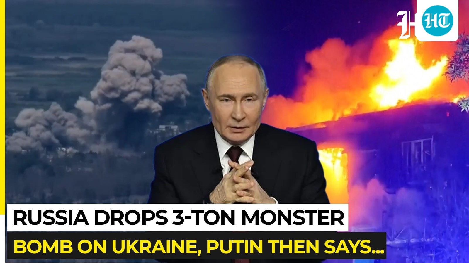 Russia's retaliation got bigger: FAB-3000 unleashed on Ukraine, Putin vows more powerful strikes