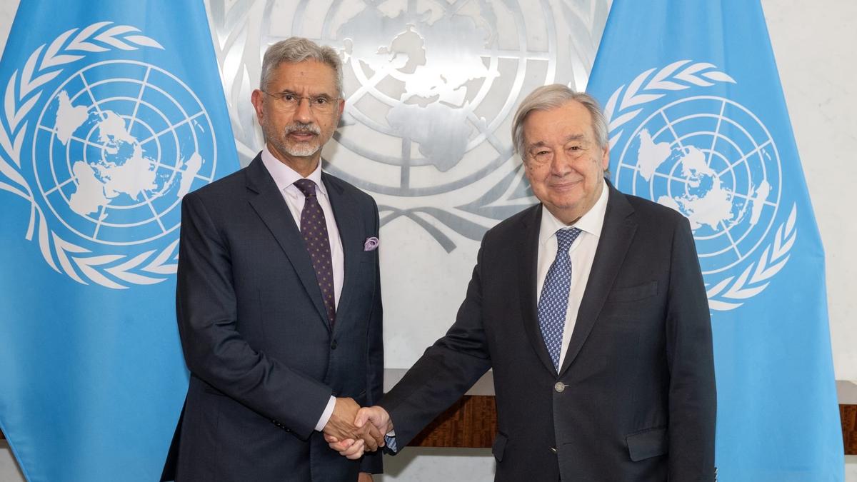 Jaishankar discusses global developments, including West Asia, Ukraine with UN Chief Guterres