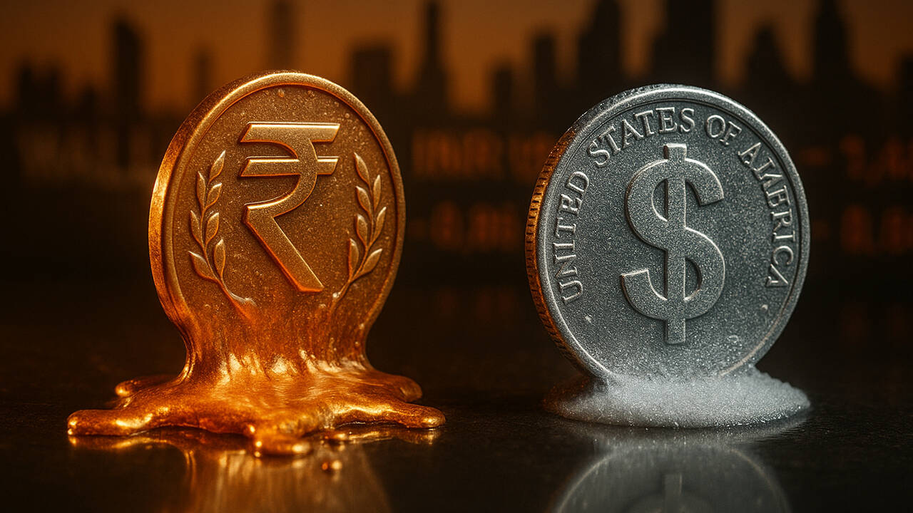 Rupee back in red! Impact of RBI’s forex boost fades; currency breaches 96 versus dollar