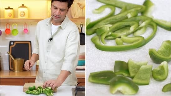 Chef Kunal Kapur shares the easiest way to cut capsicum for every recipe: 'Follow its natural lines'