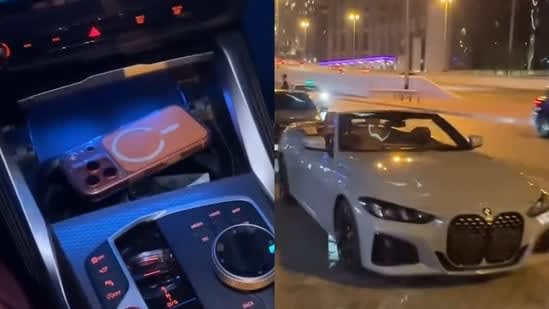 Indian man tests Dubai's safety by leaving phone in an open convertible for 20 minutes. Here's what happened