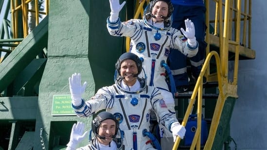 NASA's Anil Menon embarks on 8-month sojourn to International Space Station, with drawings made by Indian kids