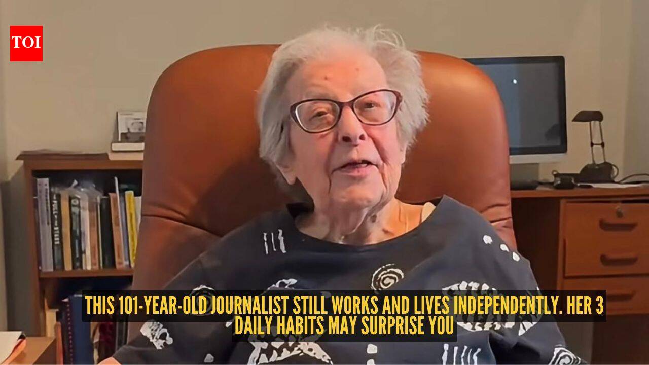 This 101-yr-old journo still works, lives independently. Her 3 habits may surprise you