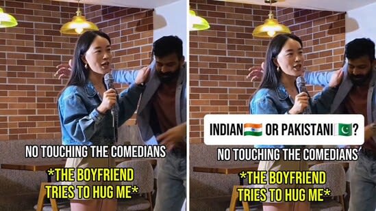 Pakistani pretending to be Indian exposed after trying to hug comedian on stage