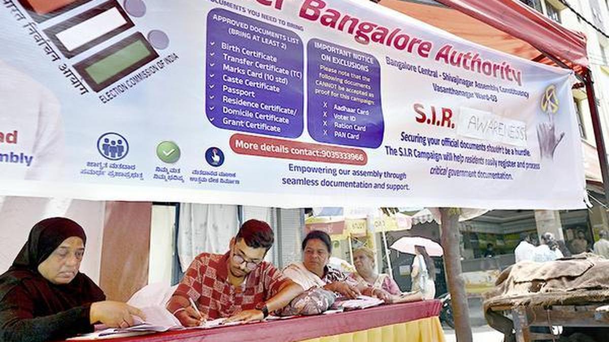 Election Commission extends SIR schedule for three States and Delhi