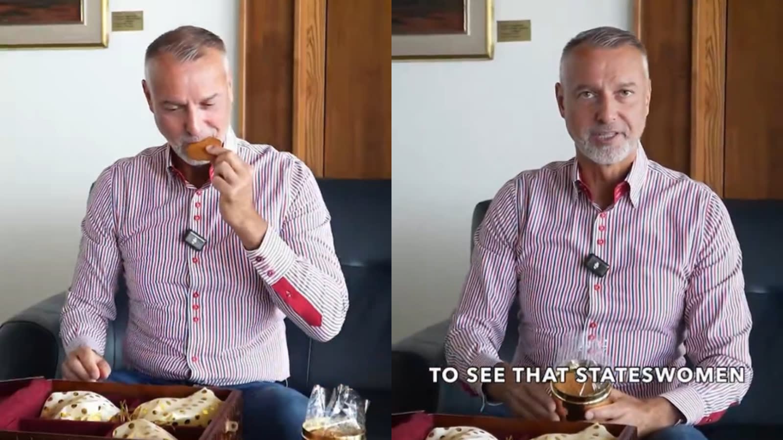 Slovak leader tastes Bihar’s famous Thekua gifted by PM Modi: ‘Reminds me of our biscuits’