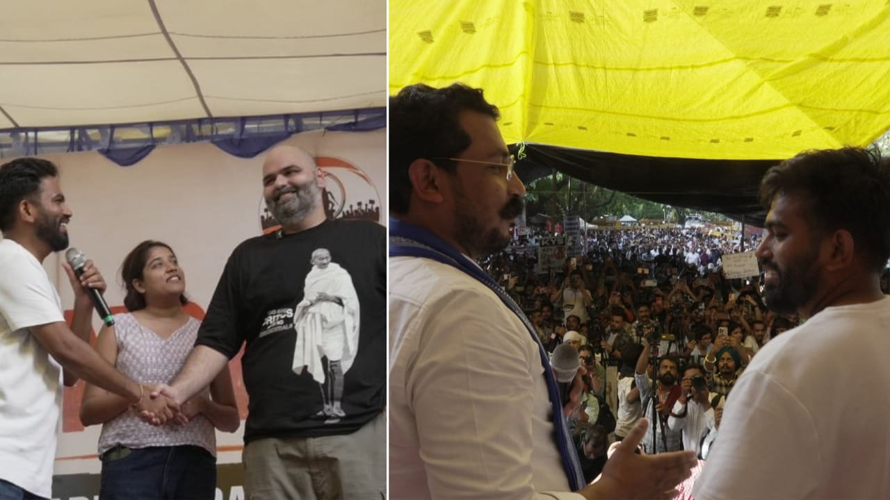 'Jam-packed' with cockroaches: Kunal Kamra, Chandrashekhar Azad join CJP protest